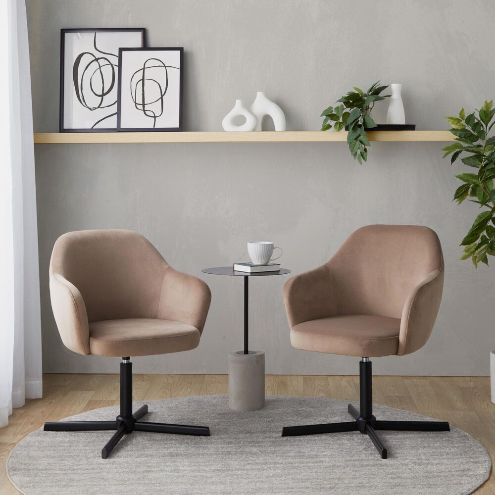 Lumisource Symbol Side Table in Concrete and Black Steel, , large