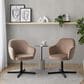 Lumisource Symbol Side Table in Concrete and Black Steel, , large