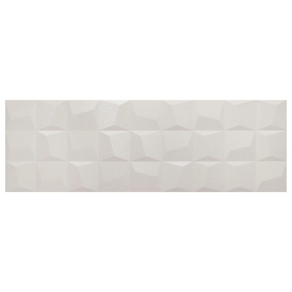 Emser Nuovo Cubic White 12" x 35" Ceramic Tile, , large