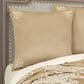 J. Queen New York Potenza 26" Square Euro Pillow Sham in Gold, , large