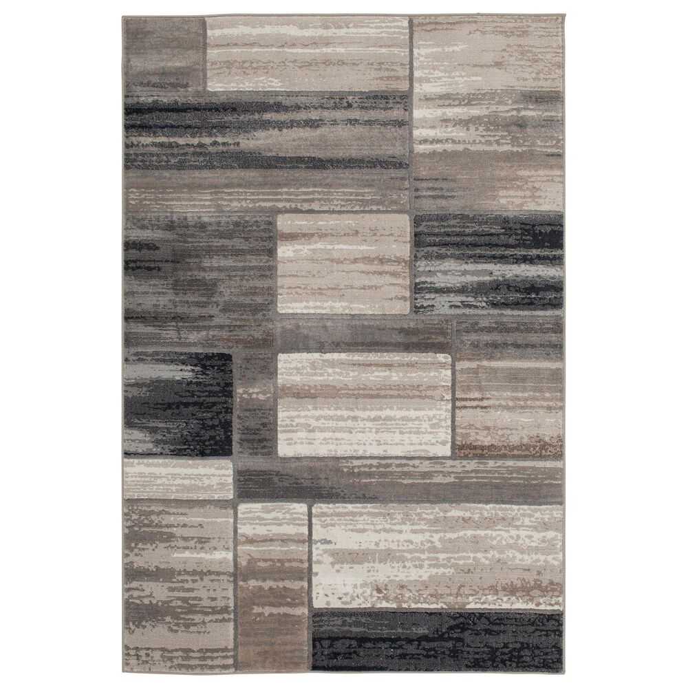 Central Oriental Adore Newberry 9260DBC 8' x 10' Deep Blue and Cement Area Rug, , large
