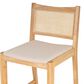 Linon Home Decor Bauer Barstool in Natural (Set of 2), , large