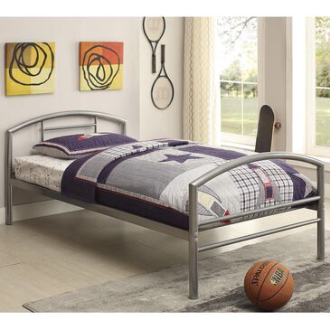 Pacific Landing Bailey Twin Bed in Silver, , large