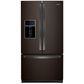 Whirlpool 27 Cu. Ft. 36" Wide French Door Refrigerator in Fingerprint Resistant Black Stainless Steel with Dual Icemakers, , large