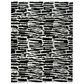 Ashley Bramshaw 8" x 10" Black and Ivory Area Rug, , large