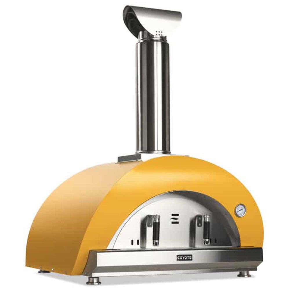 Coyote Outdoor Duomo 40" Wood-Fired Pizza Oven in Yellow, , large