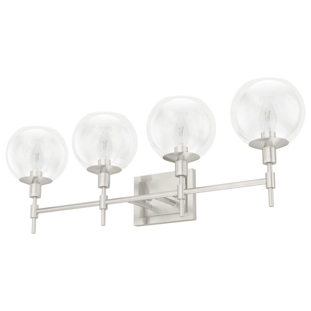Hunter Xidane 4-Light Vanity in Brushed Nickel, , large