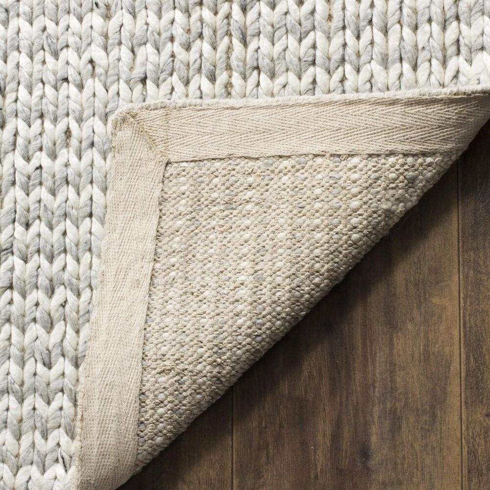 Safavieh Natura 2&#39;3&quot; x 10&#39; Ivory and Silver Runner, , large
