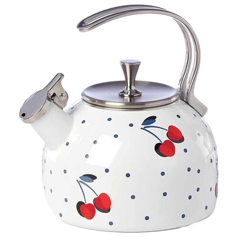 Kate Spade New York Vintage Cherry Dot Tea Kettle, , large