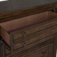Sasha Lee Grand Teton 5 Piece Queen Bedroom Set in Warm Brown Oak, , large