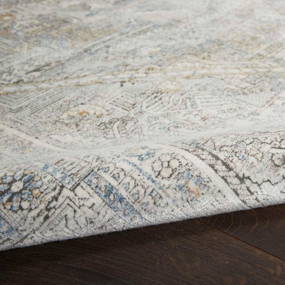 Nourison Starry Nights STN02 5&#39; x 7&#39; Cream and Grey Area Rug, , large