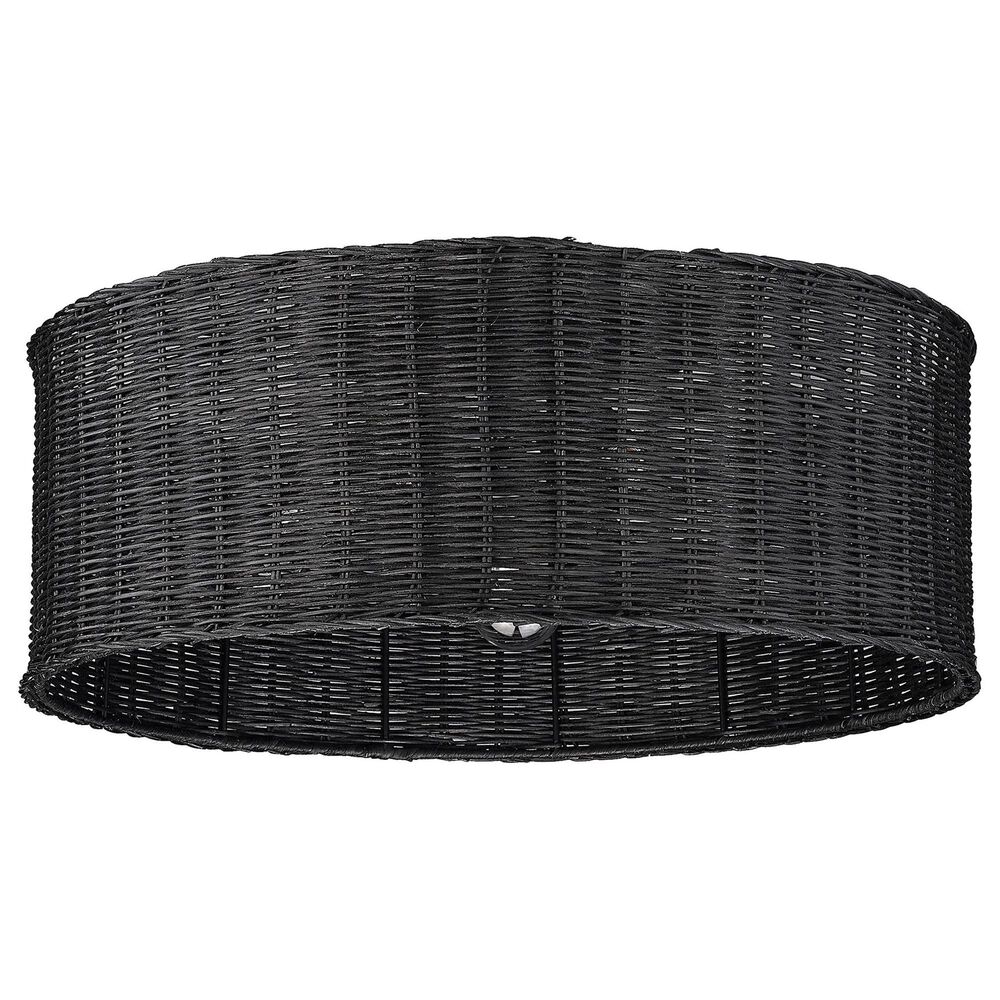 Golden Lighting Erma 5-Light Flush Mount in Matte Black, , large
