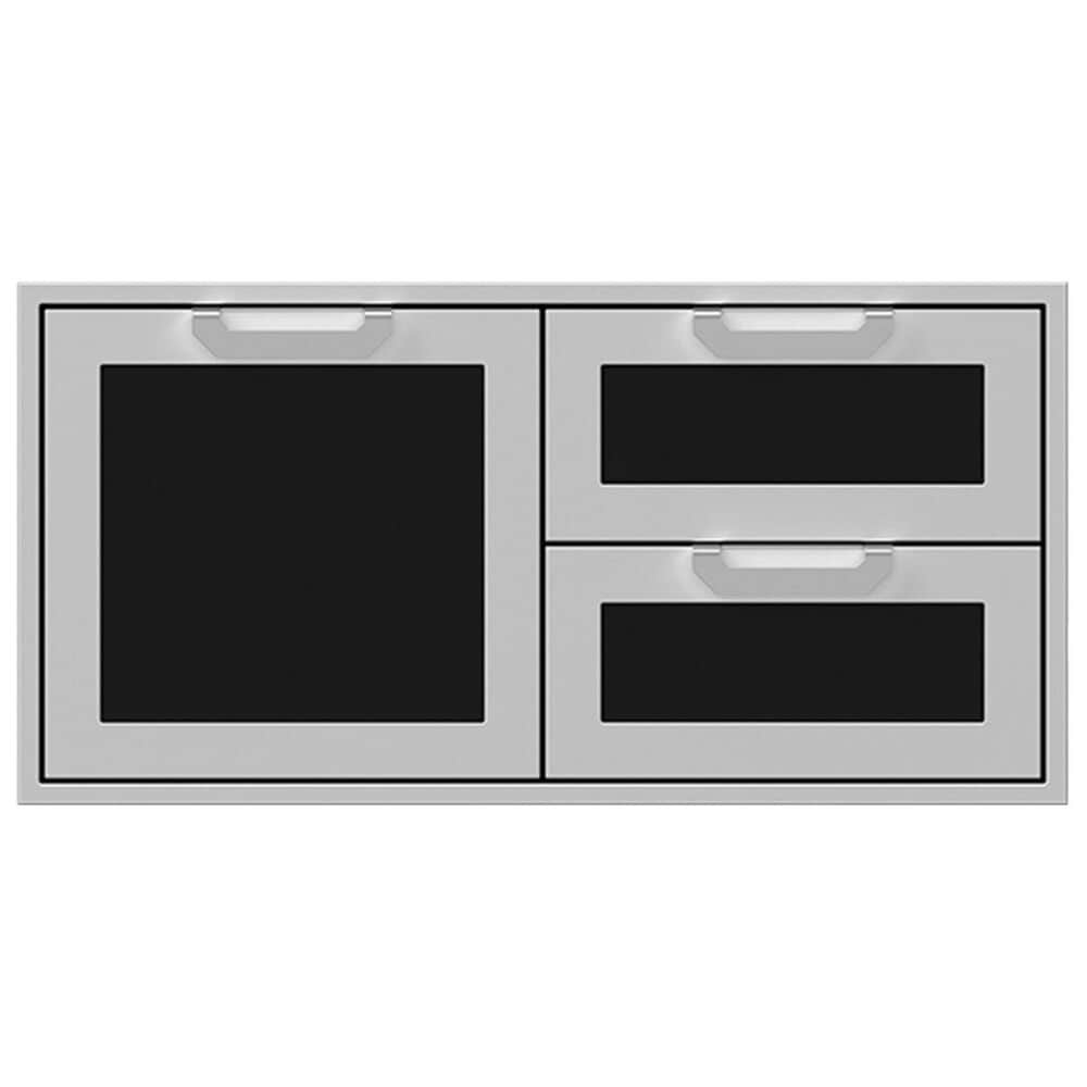 Hestan 42" Double Drawer and Storage in Stealth, , large