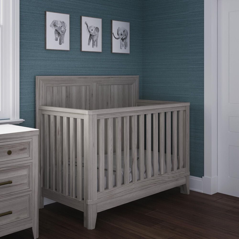 Eastern Shore Carlson 4-In-1 Convertible Crib in Washed Linen, , large