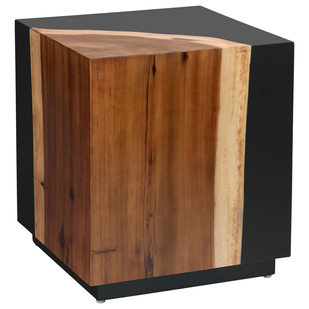 Slatehouse Cavallo End Table in Black and Brown, , large