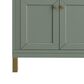 James Martin Vanities Chicago 30" Single Bathroom Vanity in Smokey Celadon with 3 cm Ethereal Noctis Quartz Top and Rectangular Sink, , large