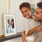 Aura Aspen 12" Digital Wi-Fi Photo Frame with Paper Mat in Sandstone, , large
