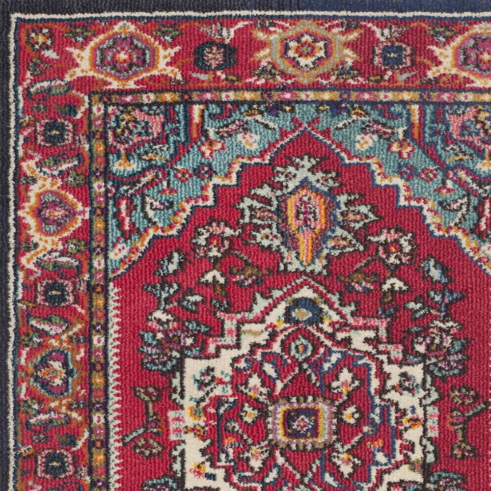 Safavieh Monaco MNC207C-3 3&#39; x 5&#39; Red/Turquoise Area Rug, , large