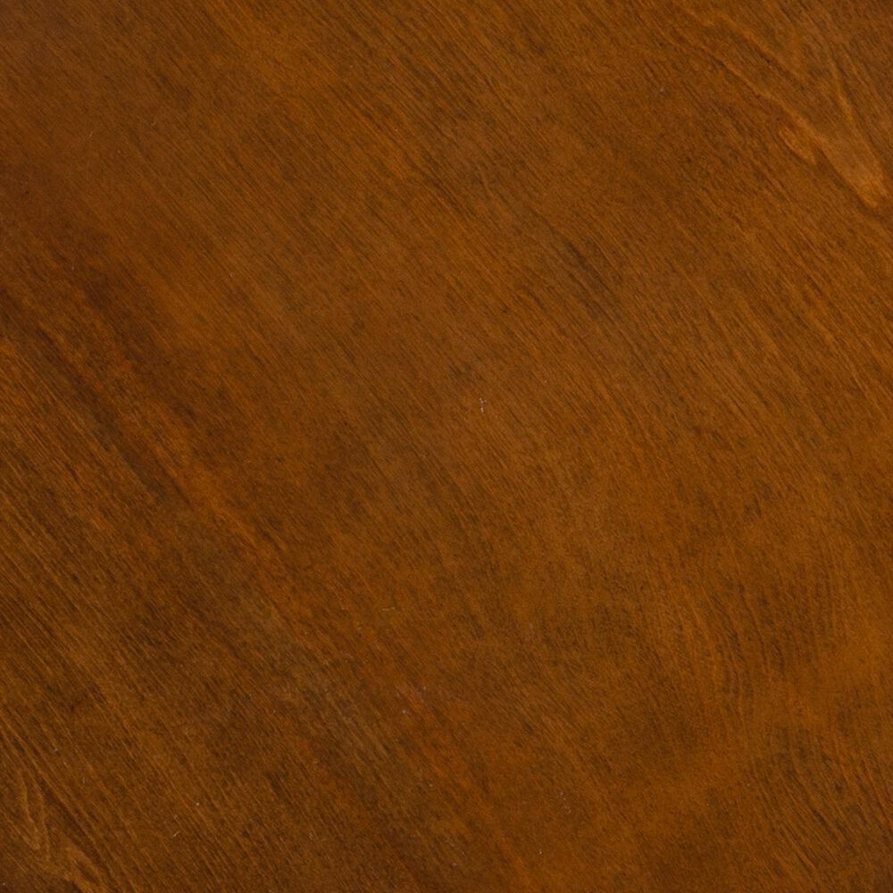 Linon Home Decor Aurora Round Side Table in Hazelnut, , large