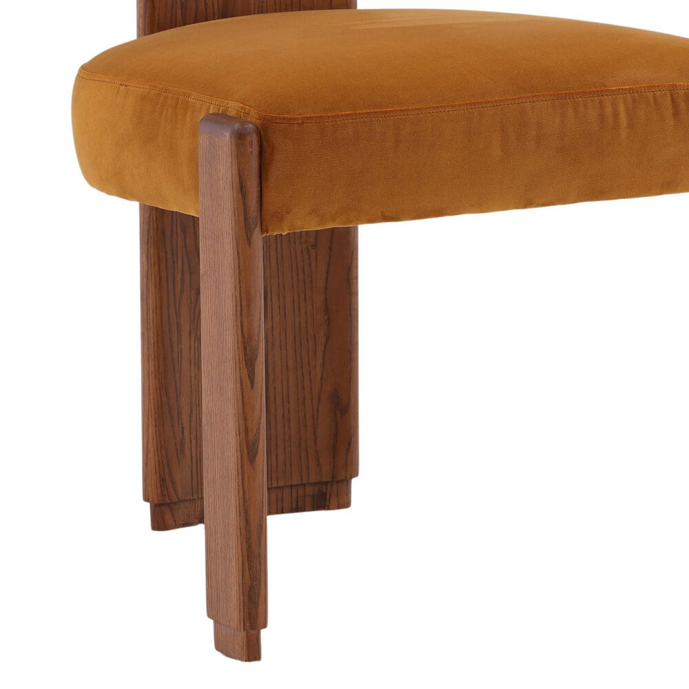 Blue Sun Designs Gwyneth Side Chair in Medium Brown, , large