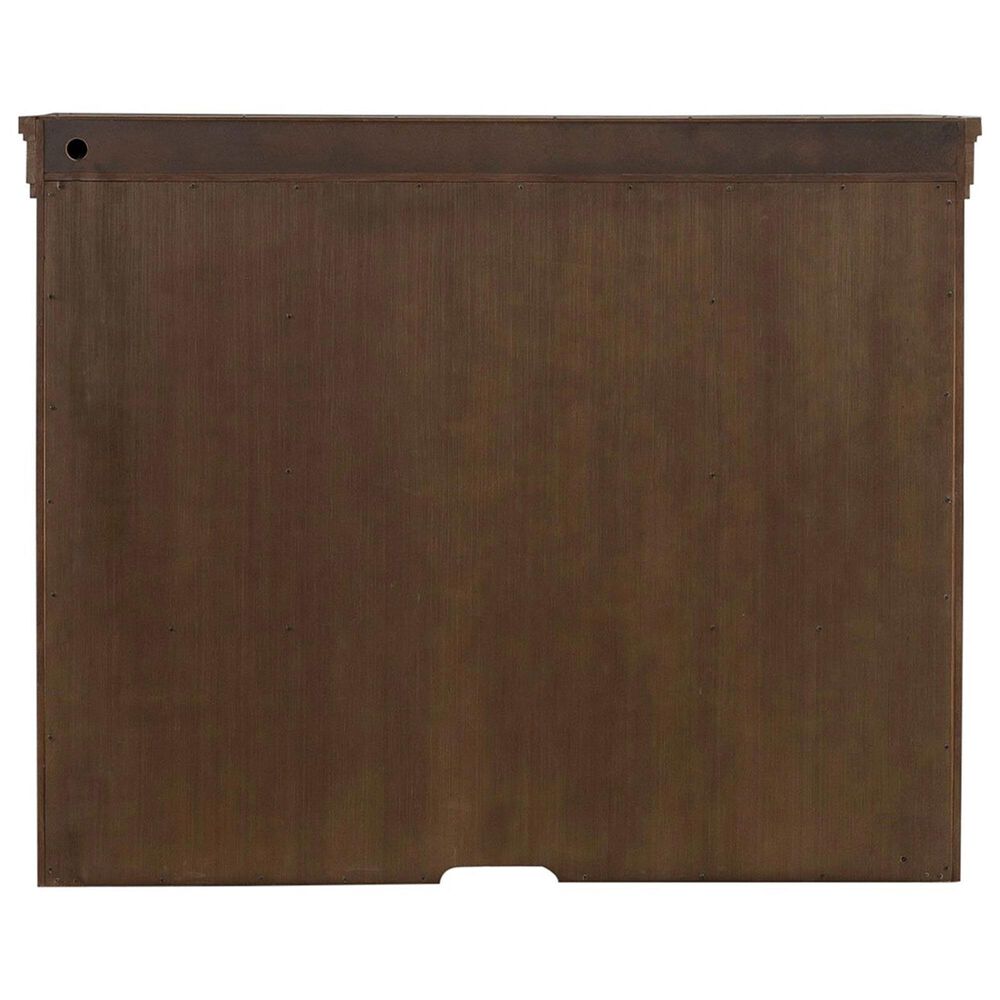 Liberty Furniture Carolina Park Credenza Desk with Hutch in Amber Brown, , large