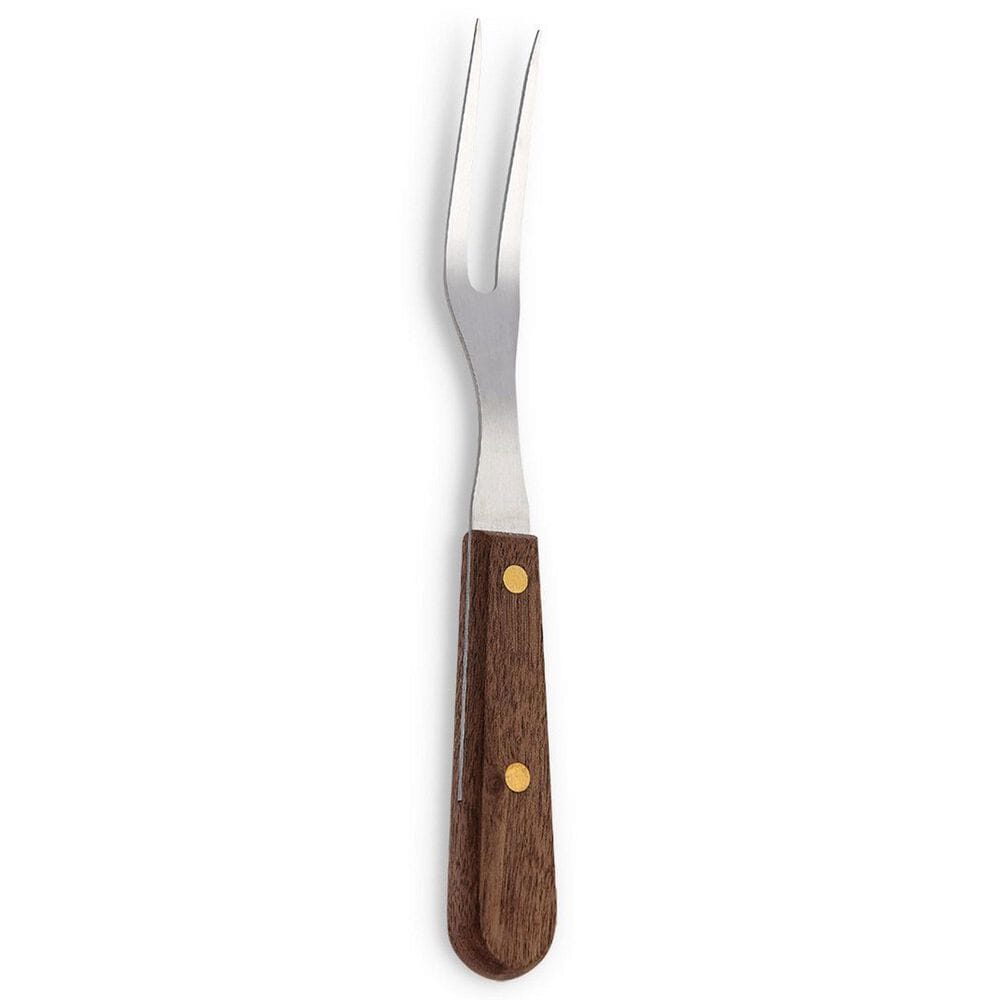 HIC Kitchen 8" Granny Fork in Stainless Steel and Walnut, , large