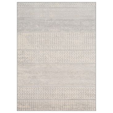 Surya Monaco MOC-2306 2" x 3" Silver Gray and Cream Scatter Rug, , large