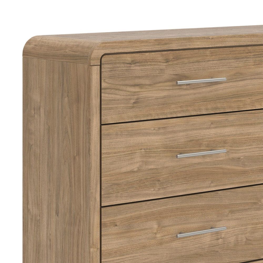 Ashley Gramburg Dresser and Mirror in Warm Natural Brown, , large