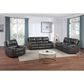 New Heritage Design Linton Power Reclining Sofa in Dark Gray, , large