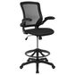 Flash Furniture Drafting Chair in Black, , large