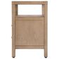 Butler Specialty Company Nora 2 Drawer Nightstand with Open Shelf in Light Oak, , large