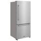 Thor Kitchen 30" Bottom Freezer Refrigerator in Stainless Steel, , large