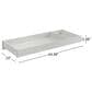 Oxford Baby Weston 7 Drawer Dresser and Changer Top in Vintage White, , large