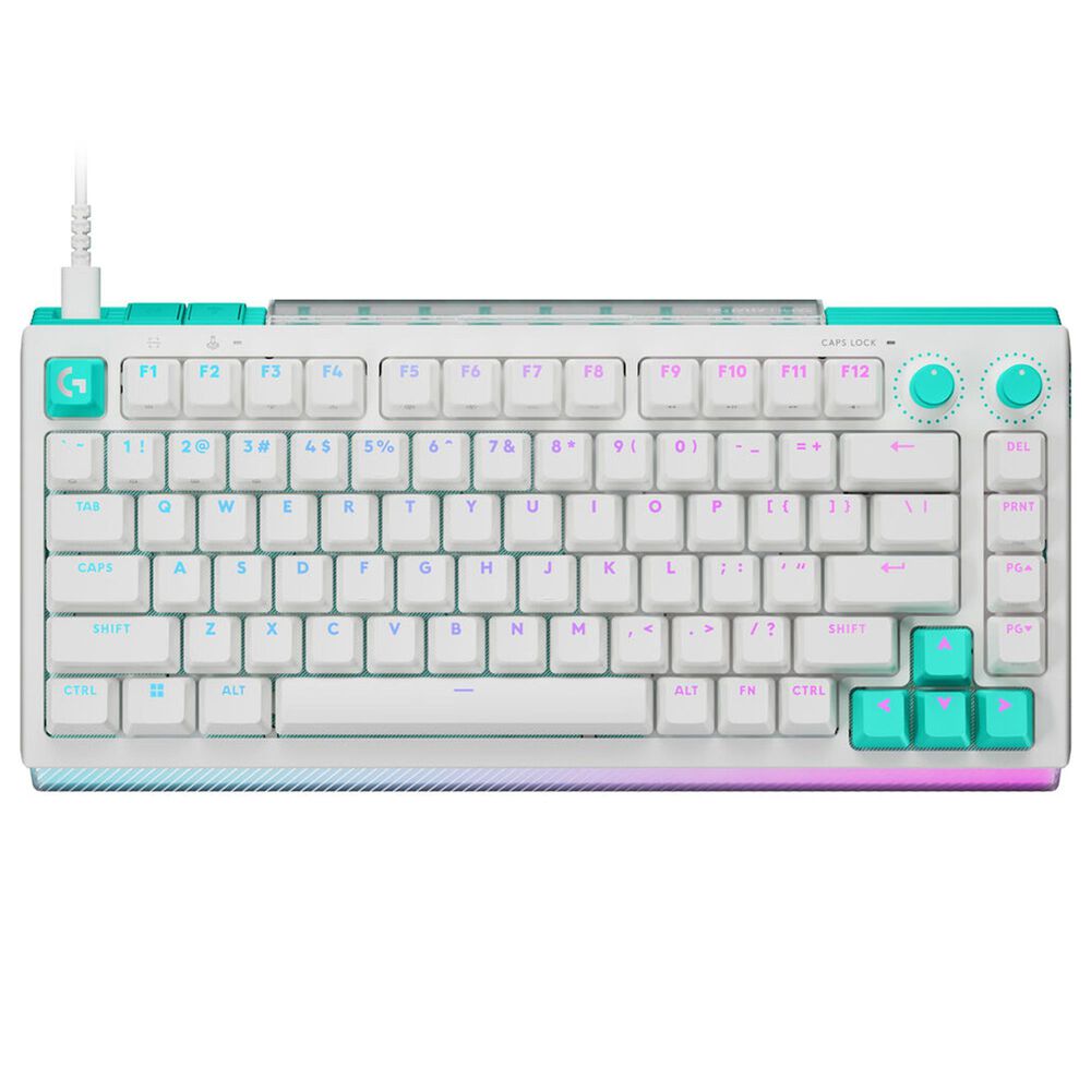 Logitech G512 X 75 Dual Swap Mechanical Gaming Keyboard with Tactile Switches in White, , large