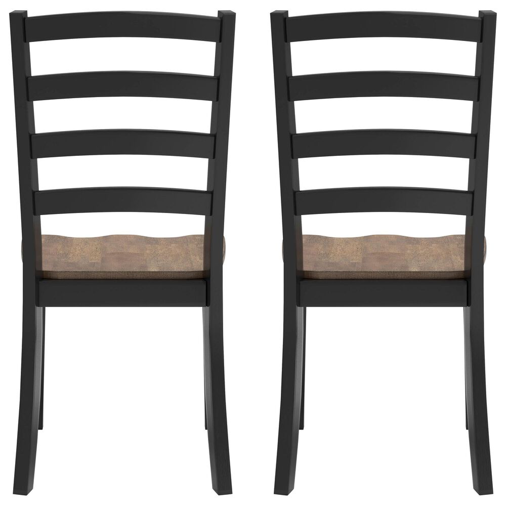 Ashley Wildenauer Dining Chair Set of 2 in Brown and Black, , large