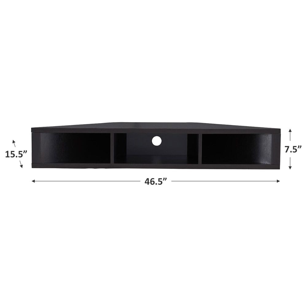 Furniture of America Shirley 46.5&quot;  Floating TV Stand in Cappuccino, , large
