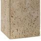37B Agate Square Table Lamp in Natural Travertine, , large