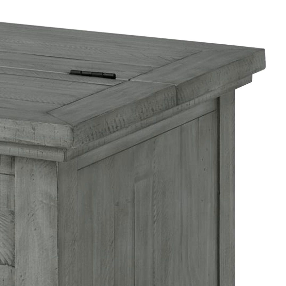 Martin Svensson Home Beach House Lift Top Trunk Coffee Table in Dove Grey, , large