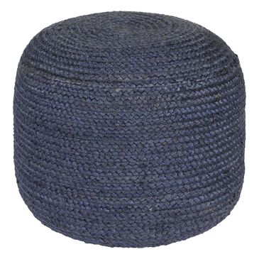 Surya Tropics Sphere Pouf in Blue, , large