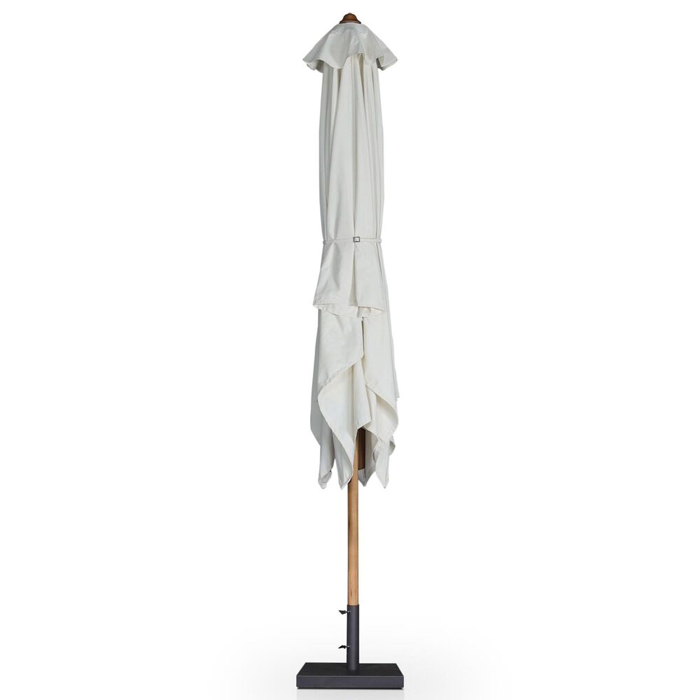 Four Hands Baska 7' x 9.8' Outdoor Rectangular Umbrella without Base in Arashi Salt, , large