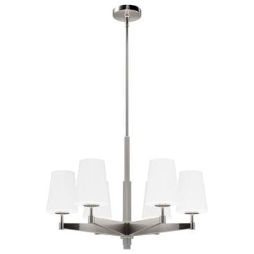 Hunter Nolita 6-Light Chandelier in Brushed Nickel, , large