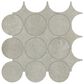 Dal-Tile Rekindle Light Grey 13.5" x 13.5" Canvas Dot Porcelain Mosaic Sheet, , large