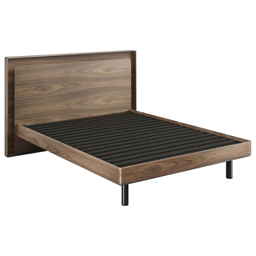 BDI LINQ 4-Piece Queen Bedroom Set in Natural Walnut, , large