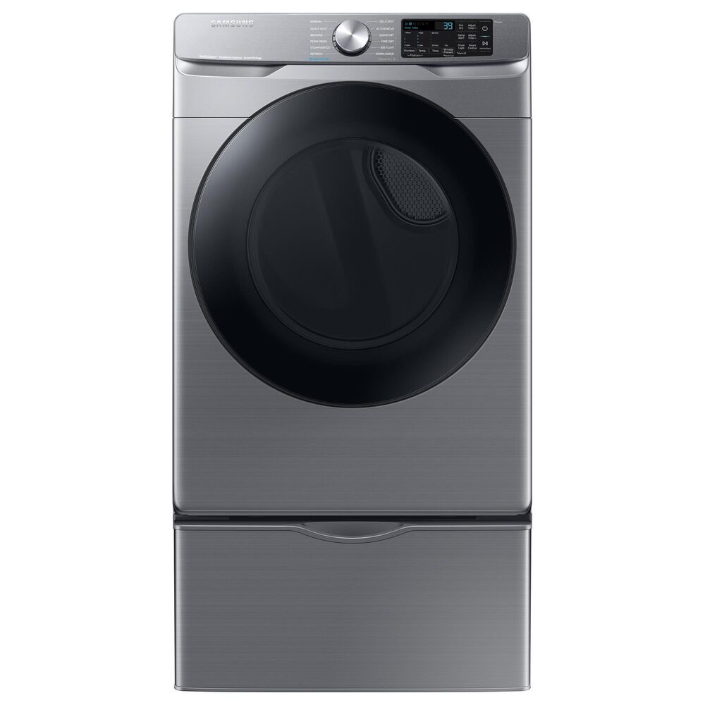 Samsung 7.5 Cu. Ft. Capacity Gas Dryer with Steam in Platinum, , large