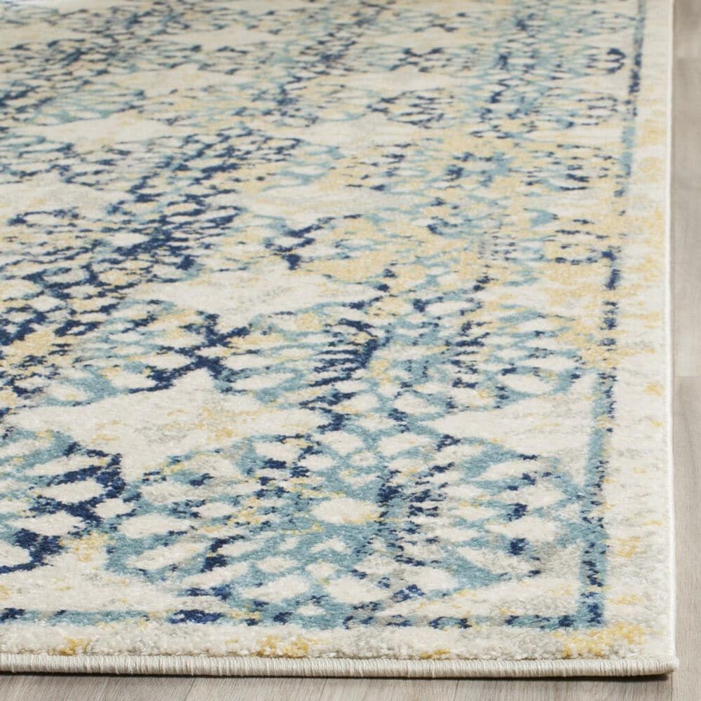 Safavieh Evoke EVK262C 10&#39; x 14&#39; Ivory and Blue Area Rug, , large