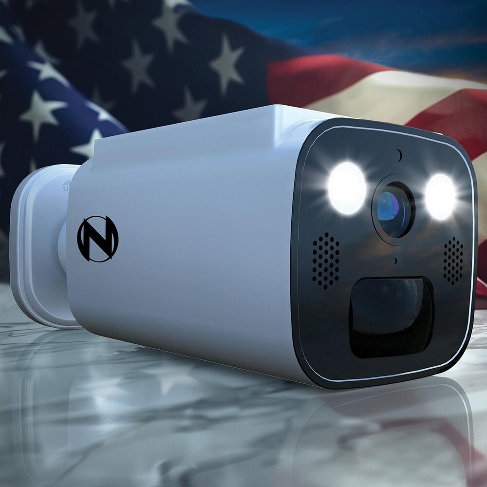 Night Owl Solar Powered Wire Free 2K Camera in White, , large