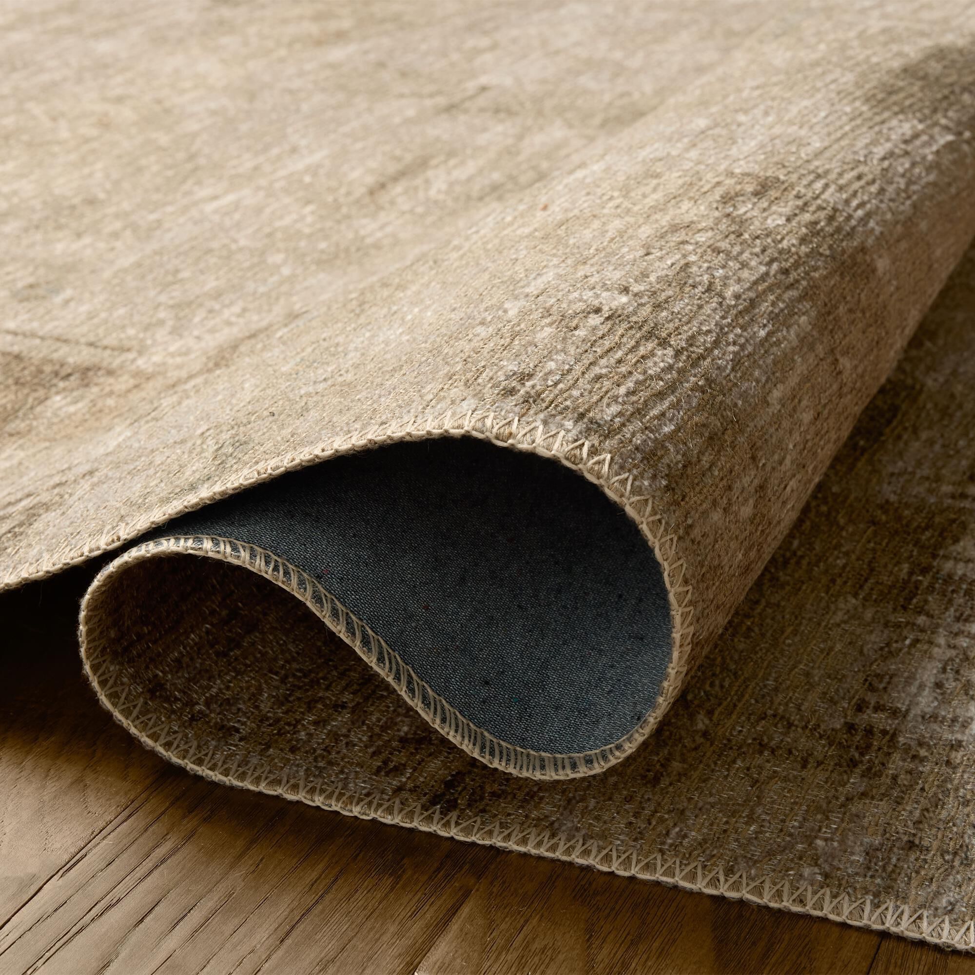 Amber Lewis x Loloi Cambria Natural and Jade 2'6