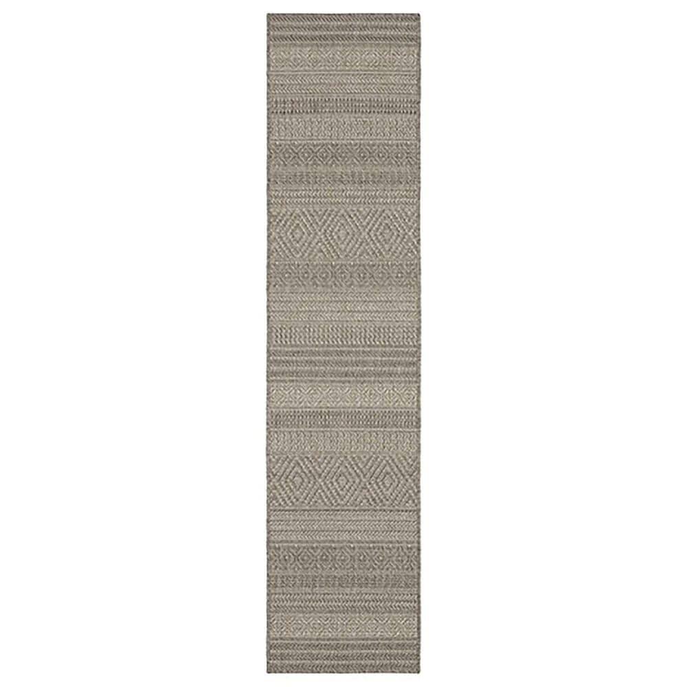 Oriental Weavers Caicos CA06A 1"10" x 7"6" Grey Runner, , large