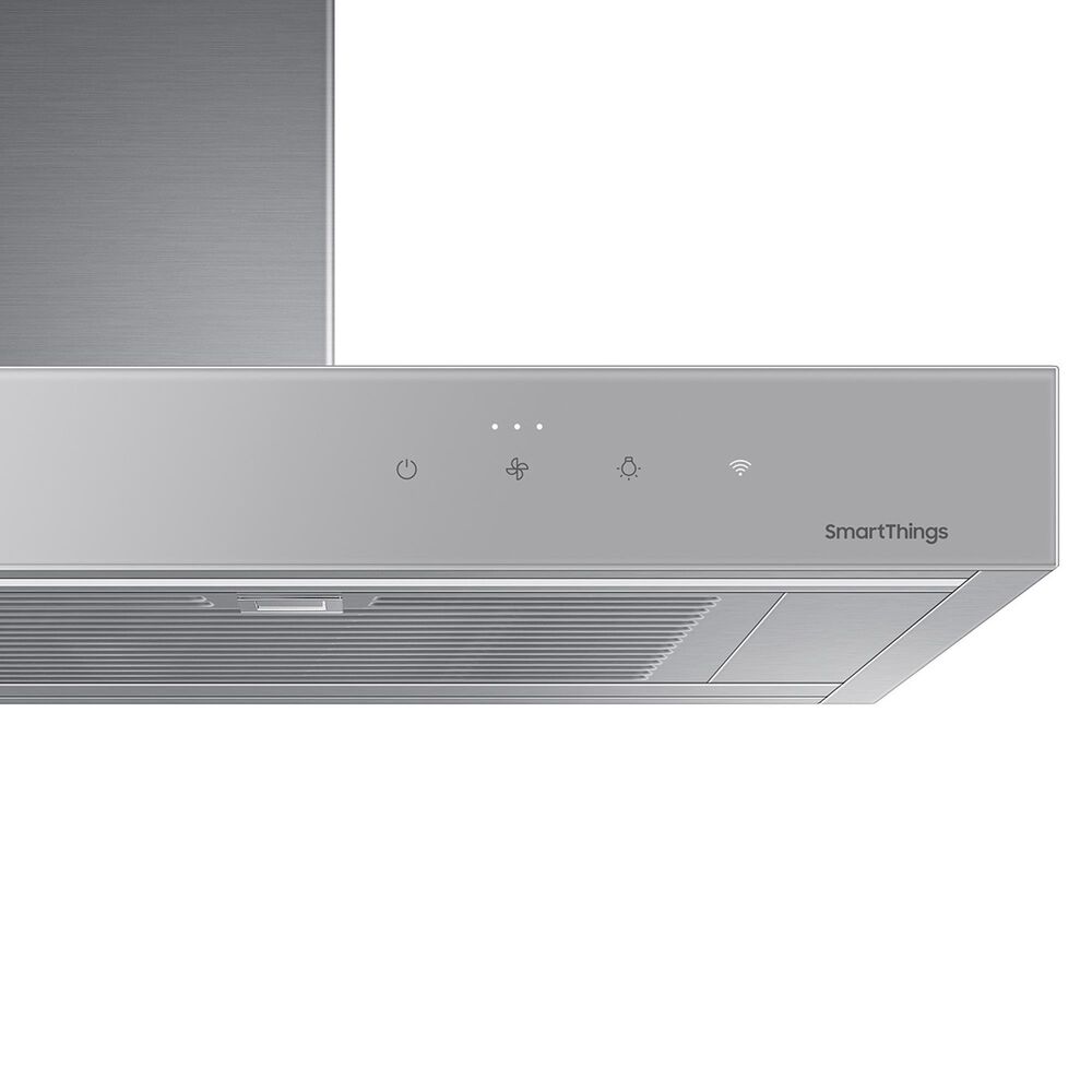 Samsung Bespoke 30&quot; Bespoke Smart Wall Mount Hood in Clean Grey and Stainless Steel, , large