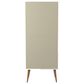 Dayton Utopia 10-Bottle Wine Rack China Storage Closet in White Gloss and Maple Cream, , large